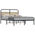 Estructura de cama sin colchón 120x200 cm madera roble