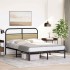 Estructura de cama sin colchón 120x200 cm madera roble