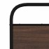 Estructura de cama sin colchón 140x190 cm madera marrón