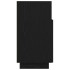 Mesillas de noche 2 uds con 2 cajones negro 36x36x68