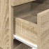 Mesitas de noche 2 uds con 2 cajones roble sonoma 36x36x68