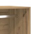 Armario de madera de ingeniería roble artesanal 50x50x200