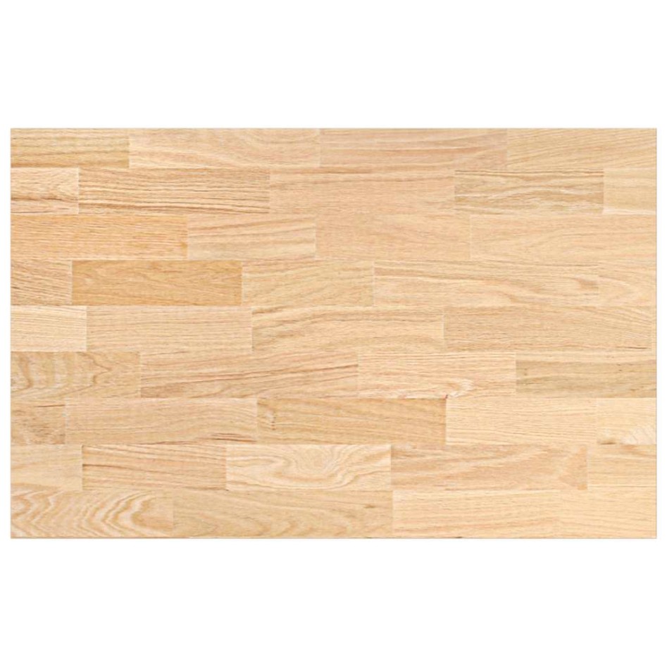 Encimera de cocina rectangular madera maciza