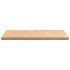 Encimera de cocina rectangular madera maciza