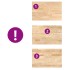 Encimera de cocina rectangular madera maciza