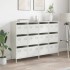 Aparador de acero laminado en frío blanco 135x39x103,5