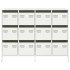 Aparador de acero laminado en frío blanco 135x39x103,5