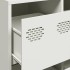 Aparador de acero laminado en frío blanco 135x39x103,5