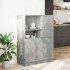 Set de muebles de cocina 2 pzas madera ingeniería gris