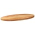 Tablero de mesa ovalado madera maciza de roble 100x50x4