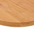 Tablero de mesa ovalado madera maciza de roble 100x50x4
