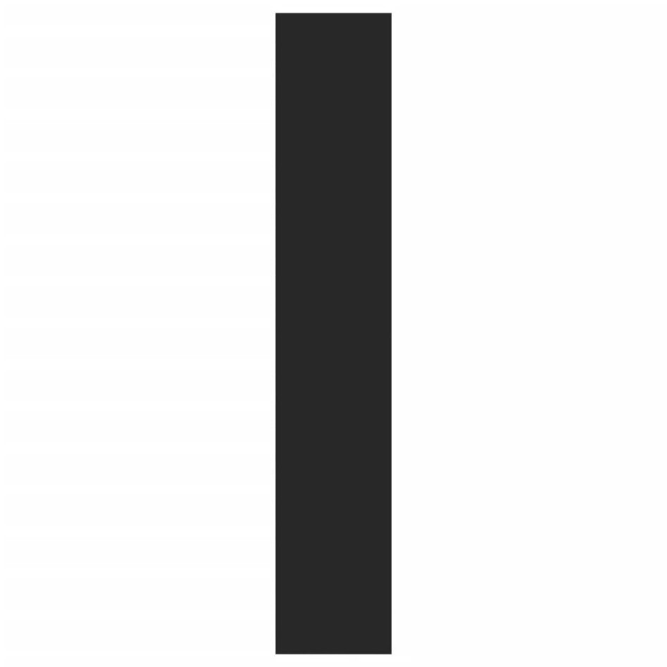 Mueble zapatero con 4 cajones abatibles negro 80x34x187,5