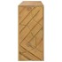 Mesa consola madera maciza de teca 110x35x75