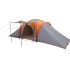 Tienda familiar con cúpula impermeable 6 personas gris