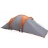 Tienda familiar con cúpula impermeable 6 personas gris