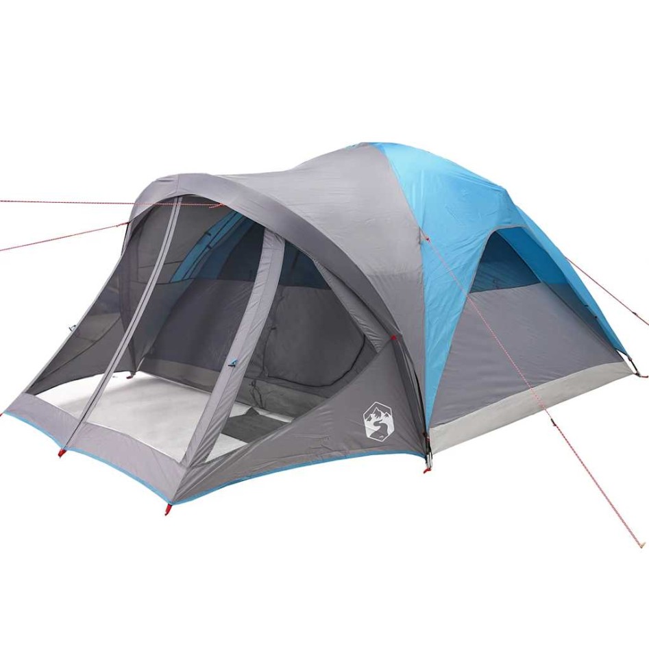 Tienda de campaña familiar túnel 6 personas impermeable