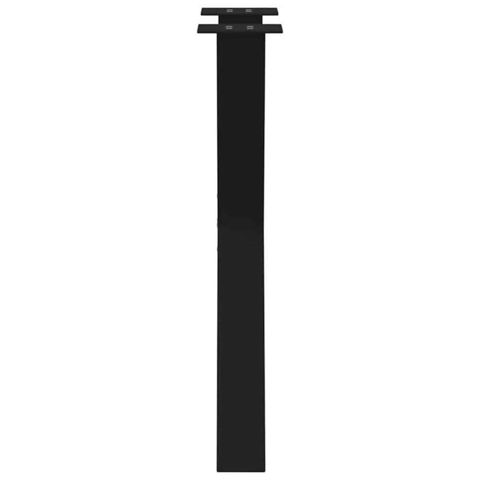 Patas para mesa de comedor en forma de X 2 uds acero