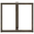 Patas mesa comedor forma T 2uds acero natural