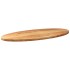 Tablero de mesa ovalado madera maciza de roble 140x60x4