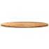 Tablero de mesa ovalado madera maciza de roble 140x60x4