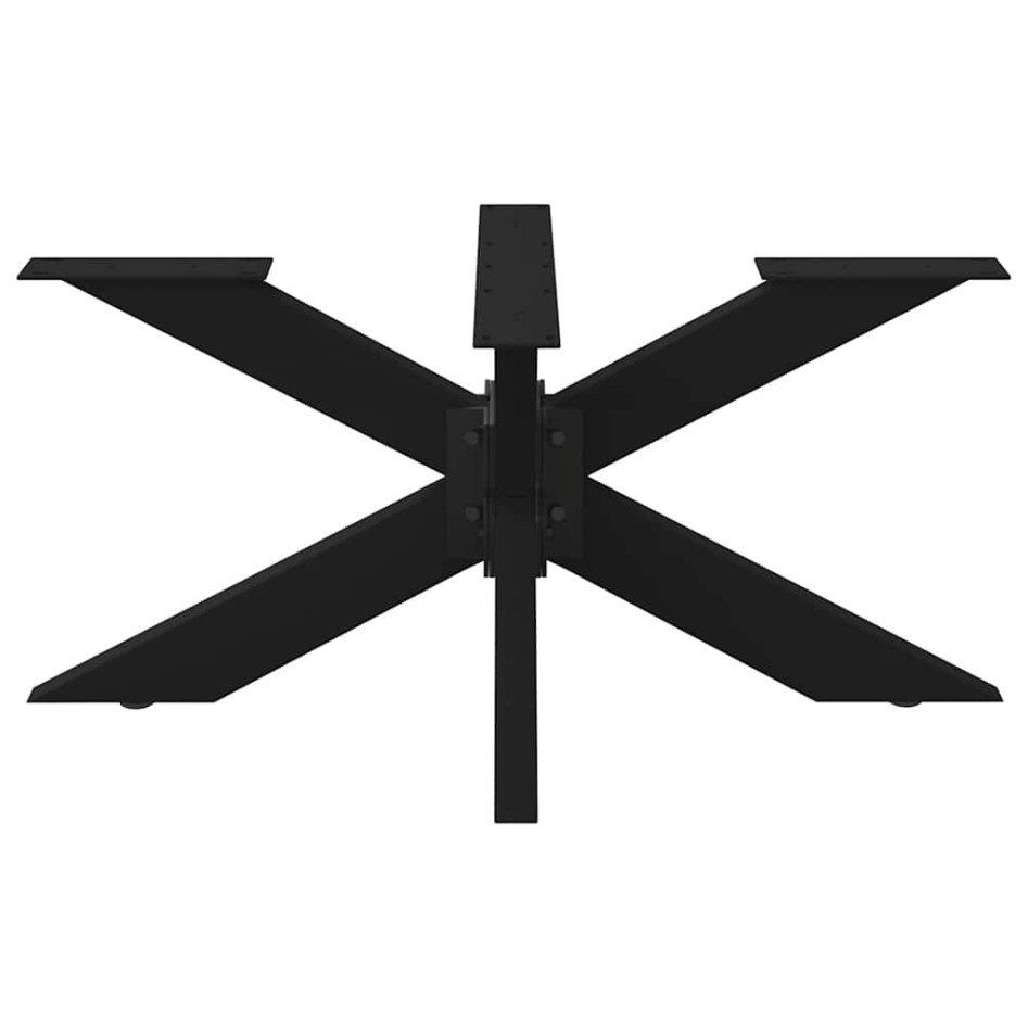 Pata de mesa de centro en forma de araña negra 98x58x(42-43)