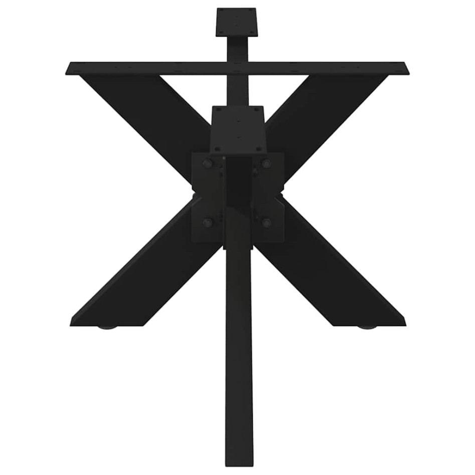 Pata de mesa de centro en forma de araña negra 98x58x(42-43)