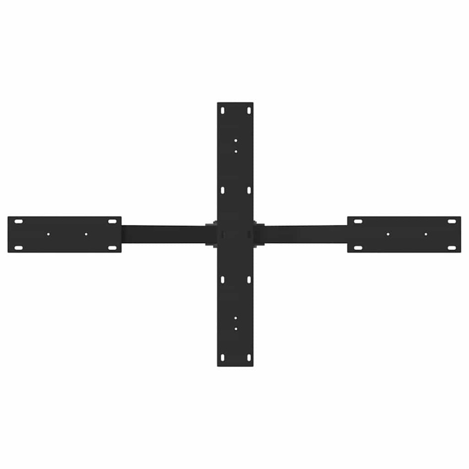 Pata de mesa de centro en forma de araña negra 98x58x(42-43)