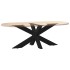 Pata de mesa de centro en forma de araña negra 98x58x(42-43)