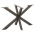 Pata mesa comedor forma araña natural 120x68x(72-73) cm