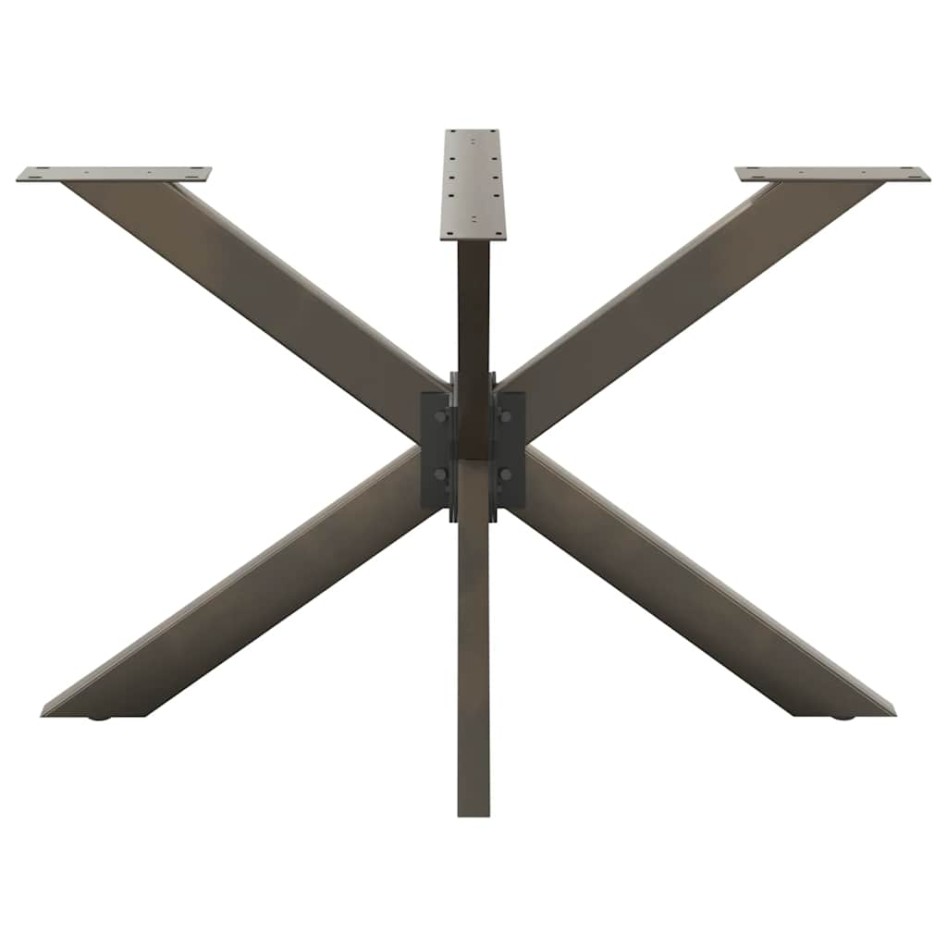 Pata mesa comedor forma araña natural 120x68x(72-73) cm