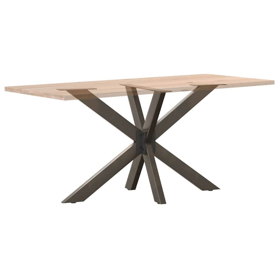 Pata mesa comedor forma araña natural 120x68x(72-73) cm