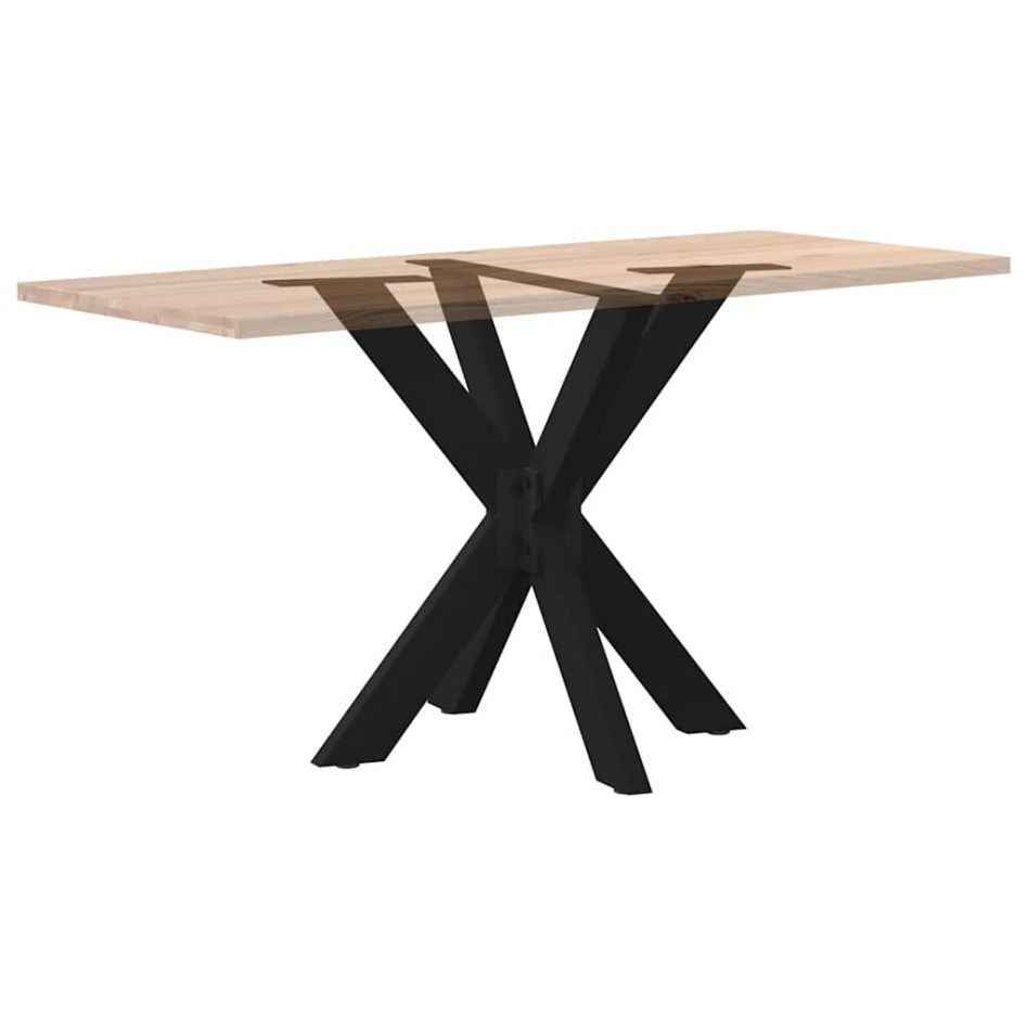 Pata de mesa comedor forma araña negra 85x85x(72-73) cm
