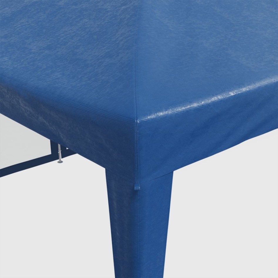 Carpa para fiestas con 12 paredes de malla HDPE azul 8x4