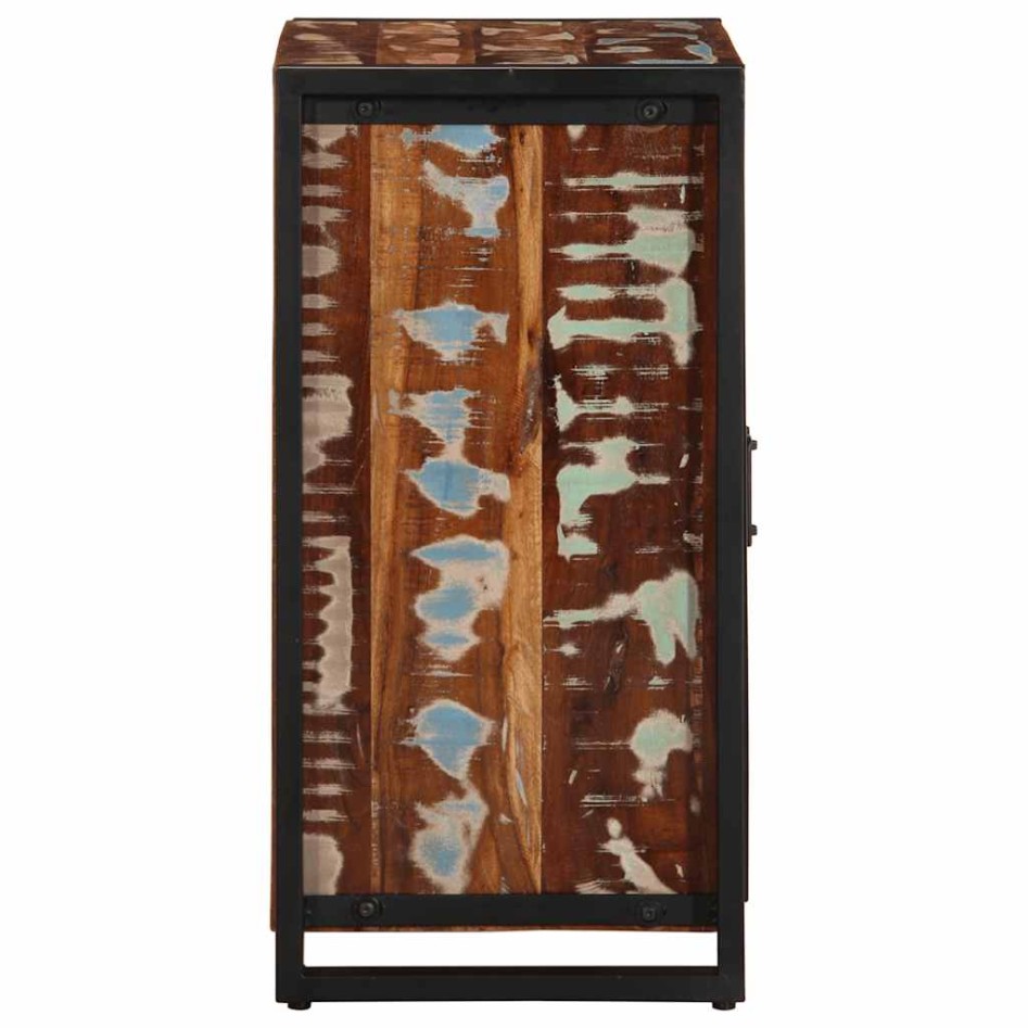 Aparador madera maciza reciclada multicolor 55x35x70