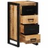 Cajonera madera maciza de mango 40x40x90