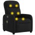 Sillón reclinable de masaje eléctrico tela