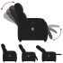 Sillón reclinable de masaje eléctrico tela