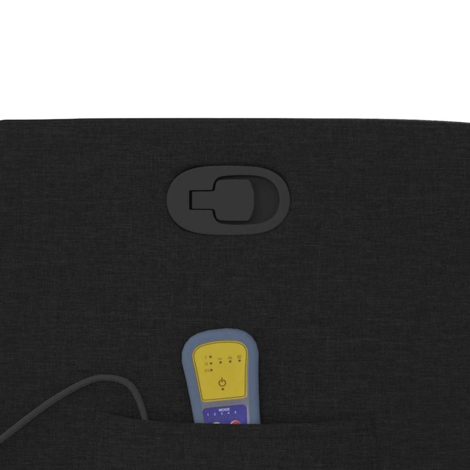 Sillón reclinable de masaje de tela