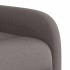 Sillón reclinable de tela gris