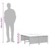 Set de muebles de jardín 5 pzas y cojines ratán sintético