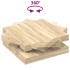 Mesa de centro giratoria 360 grados roble sonoma 90x90x34,5
