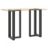 Patas de mesa bar forma T 2 uds acero antracita