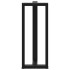 Patas de mesa bar forma T 2 uds acero negro 40x35x(100-101)