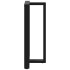 Patas de mesa bar forma T 2 uds acero negro 60x35x(100-101)
