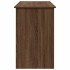 Escritorio de madera de ingeniería marrón roble 102x50x75