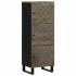 Aparador alto madera maciza de mango negro 40x33x110