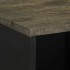 Aparador negro 80x33x75 cm madera maciza