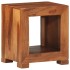Mesa auxiliar madera maciza acacia 37x29x40