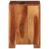 Mesa auxiliar madera maciza acacia 37x29x40