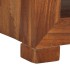 Mesa auxiliar madera maciza acacia 37x29x40